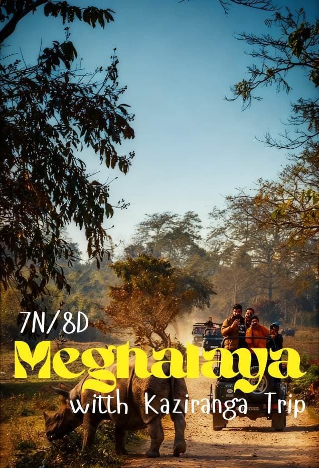 7 Nights Meghalaya and Kaziranga Adventure Tour