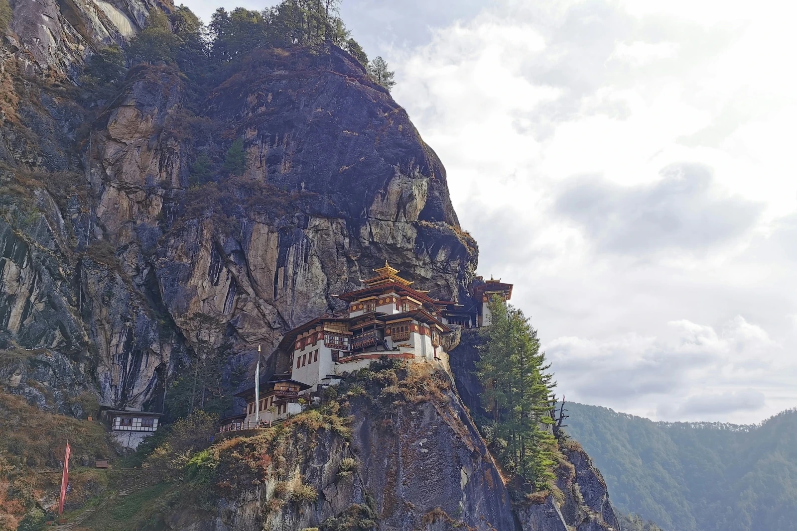 Tiger’s Nest monastery on the forested cliffs of Paro, Bhutan