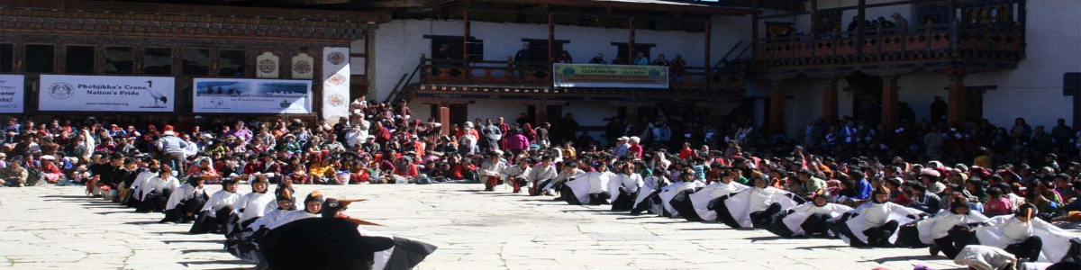Bhutan's Black-Necked Crane Festival