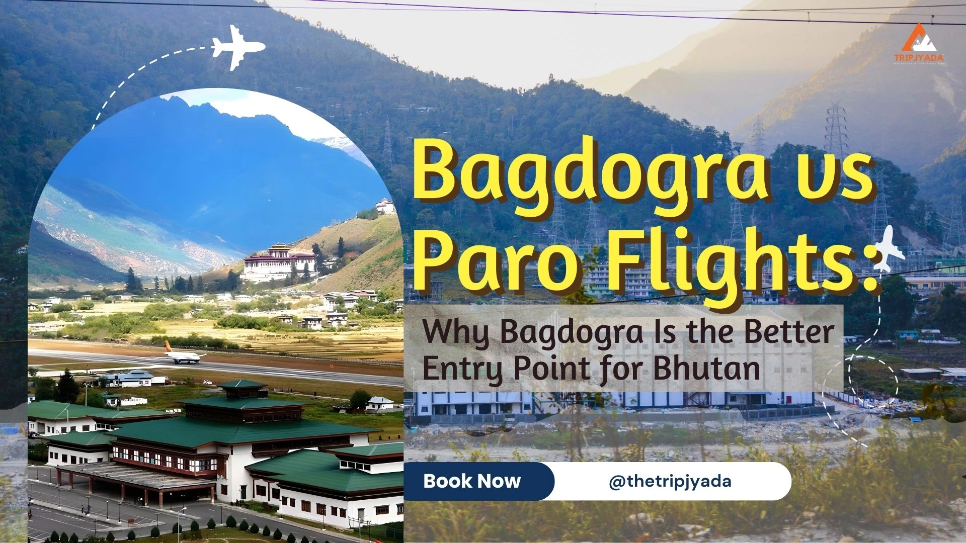 Bagdogra vs Paro Flights